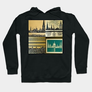 London Linocuts Hoodie